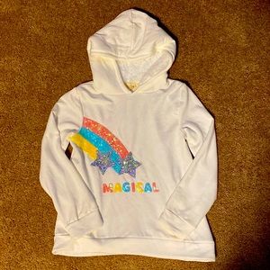 Girls White Hoodie